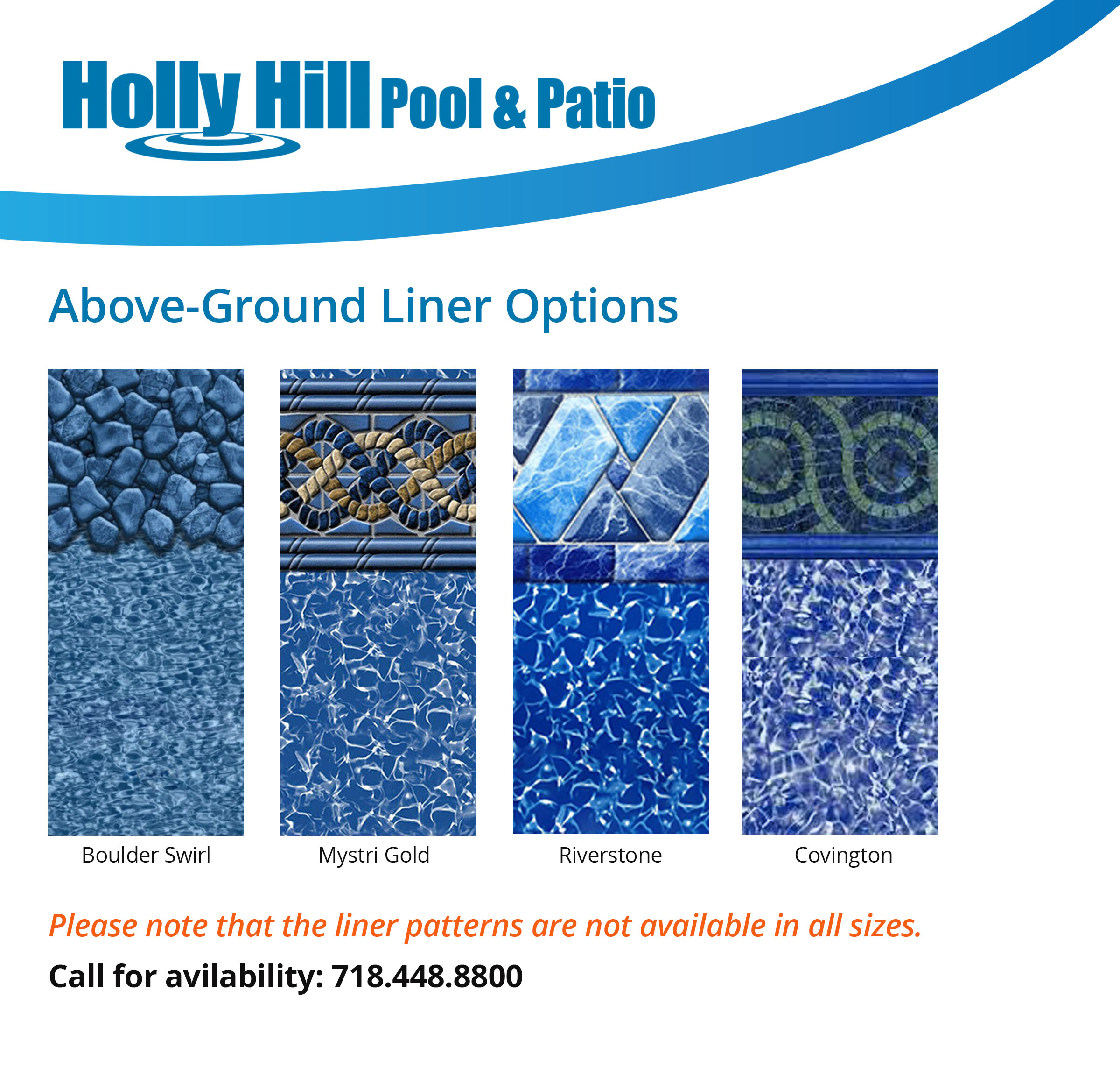 Swimming Pool Liners - Holly Hill Pool & Patio
